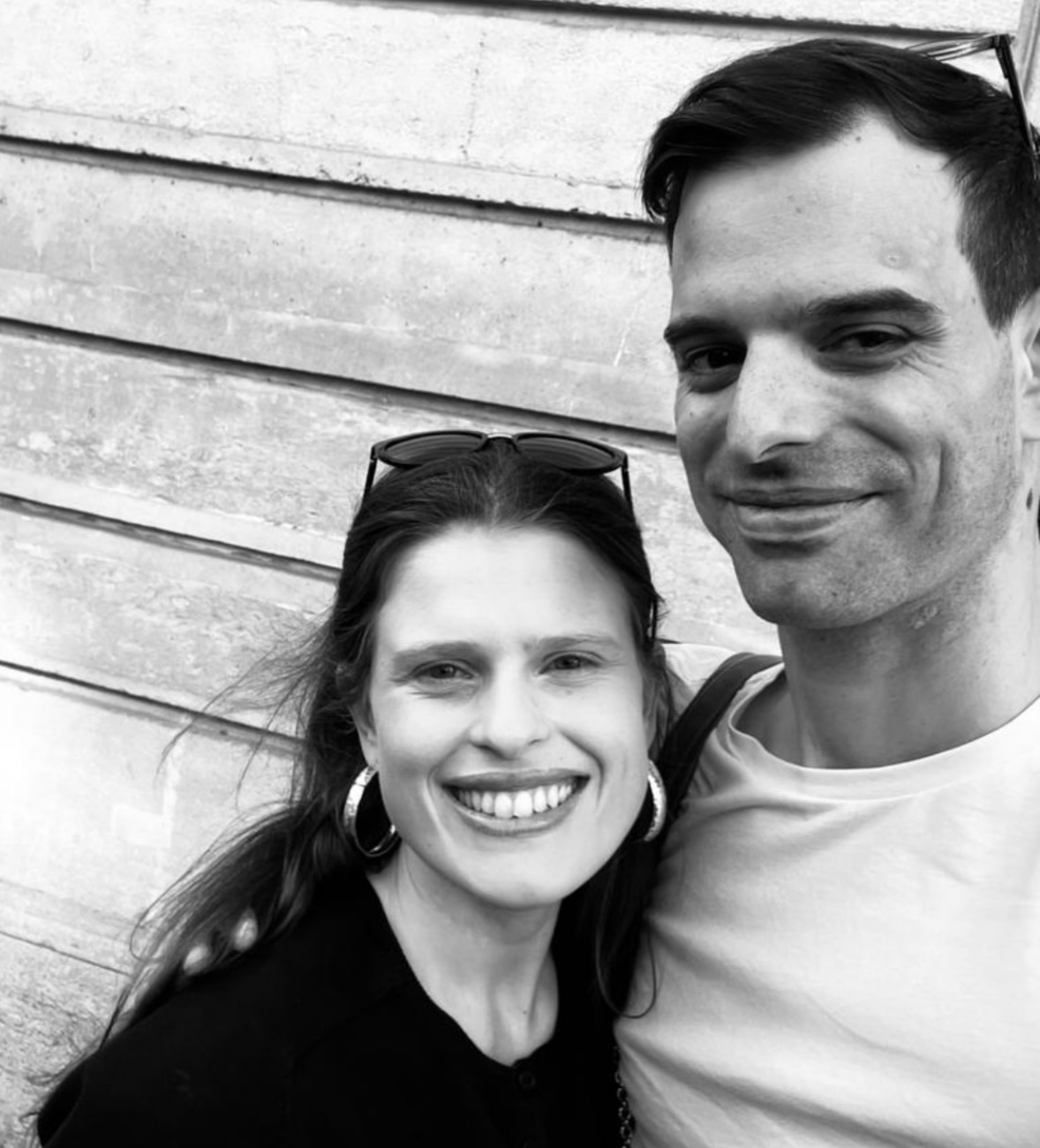 Emily and Jody smiling together